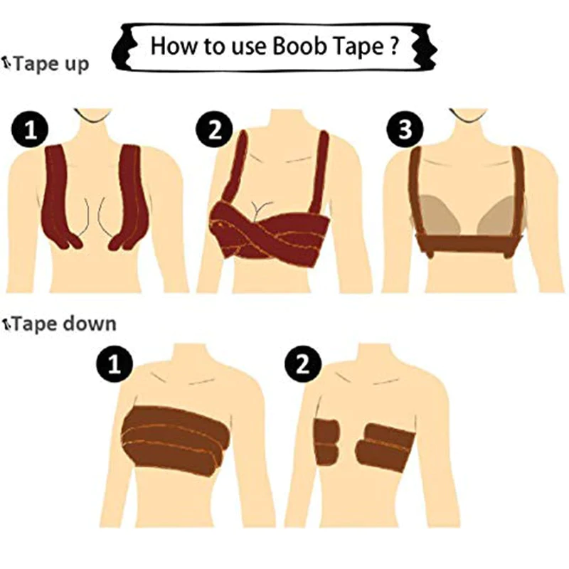 Ways To Wear Boob Tape