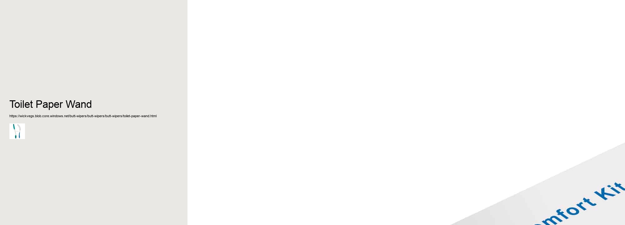 Toilet Paper Wand