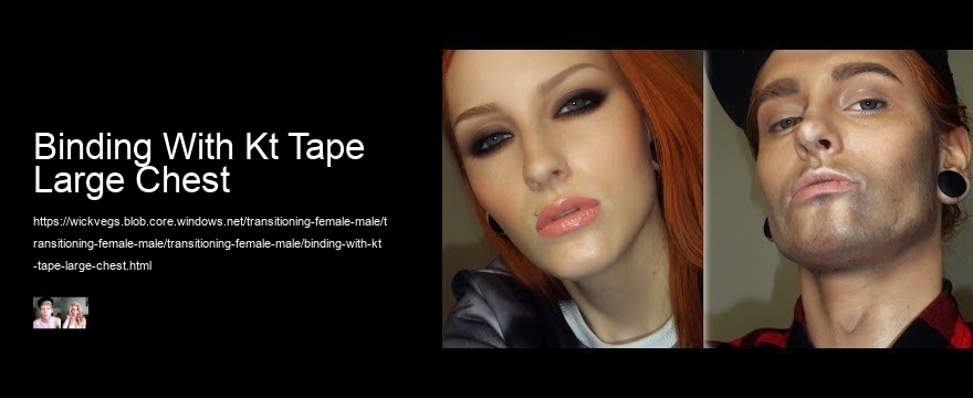 Binding With Kt Tape Large Chest